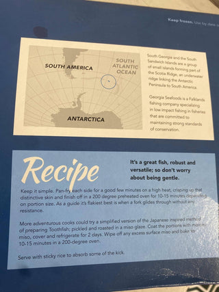 South Georgia 急凍南喬治亞白鱈魚柳扒(5 件魚扒裝)🐟