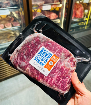 低脂!但夠淋而夠肉味!急凍美國flat iron 平鐵牛扒(約8oz)