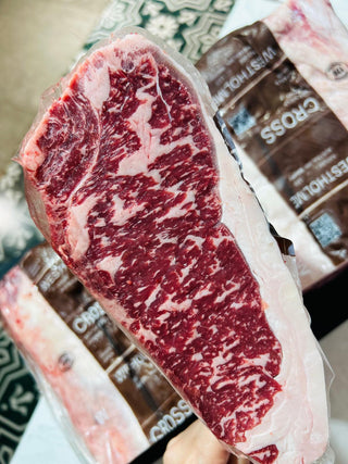 冰鮮急凍澳洲Westholme 霜降和牛M6-7西冷(約1吋厚)