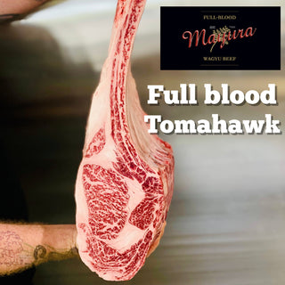 100%冰鮮急凍澳洲全血朱古力和牛金獎🏆Mayura M9+斧頭扒