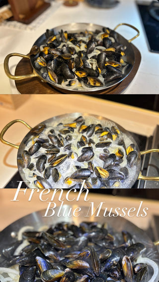 [海鮮類] Baby Blue Mussels in Coconut Water 椰子水煮法國藍青口