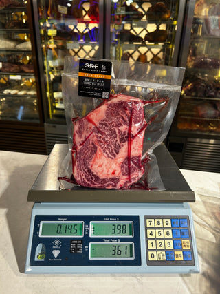 冰鮮急凍SRF美國極黑和牛金標肉眼（Gold Label，約1吋厚）