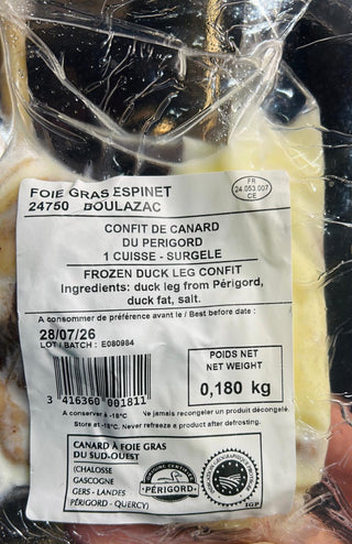 🇫🇷急凍法國原裝進口Perigord-油封鴨腿🐤
每隻重180g，獨立真空包裝