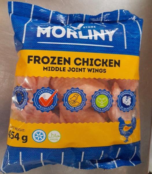 Morliny波蘭雞中翼(無激素無添加)。1磅裝