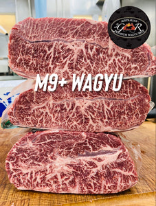 澳洲全血和牛2GR。M9+。oyster blade (三筋肉)
(切扒, 一磅三件)