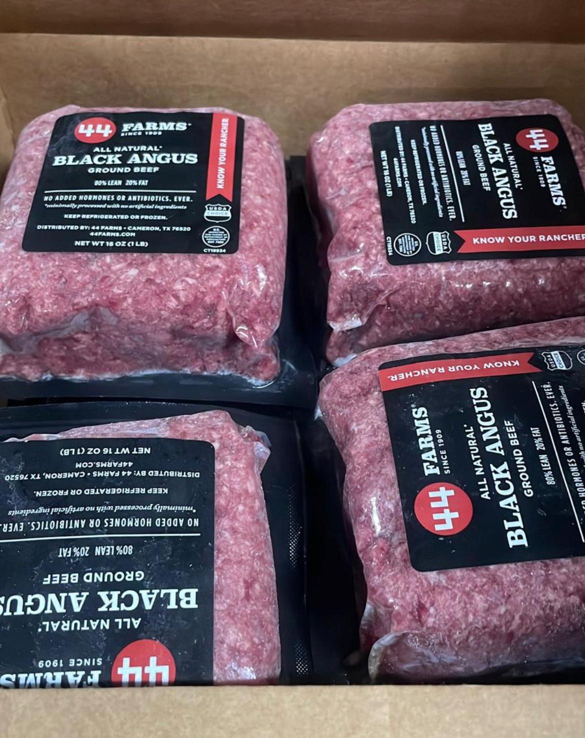 急凍美國44Farms免治牛肉。1磅裝