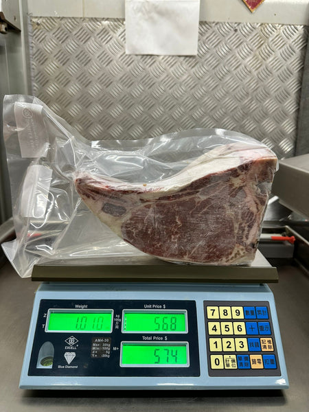 Double R(美國名牌子SRF 副廠) USDA Prime grade T-bone steak (T骨牛扒)