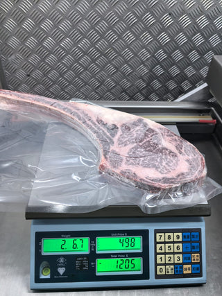 100%冰鮮急凍澳洲全血朱古力和牛金獎🏆Mayura M9+斧頭扒