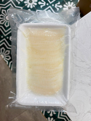 美國刺身級左口魚裙邊細包裝。100g