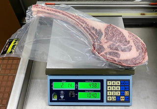 100%冰鮮急凍澳洲全血朱古力和牛金獎🏆Mayura M9+斧頭扒