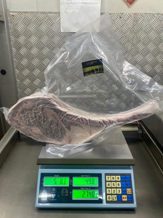 100%冰鮮急凍澳洲全血朱古力和牛金獎🏆Mayura M9+斧頭扒