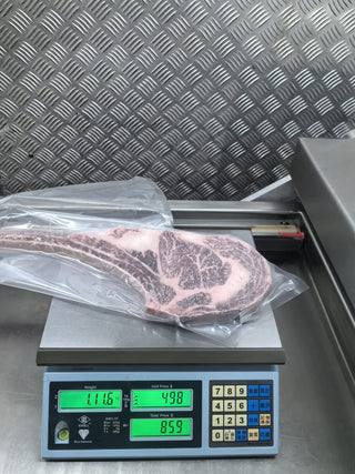 100%冰鮮急凍澳洲全血朱古力和牛金獎🏆Mayura M9+斧頭扒