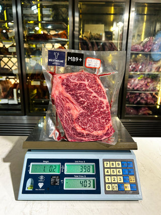 冰鮮急凍澳洲Westholme 霜降和牛M8-9+肉眼（約1吋厚）
