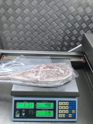 100%冰鮮急凍澳洲全血朱古力和牛金獎🏆Mayura M9+斧頭扒