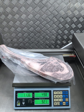 100%冰鮮急凍澳洲全血朱古力和牛金獎🏆Mayura M9+斧頭扒