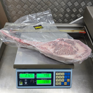 100%冰鮮急凍澳洲全血朱古力和牛金獎🏆Mayura M9+斧頭扒