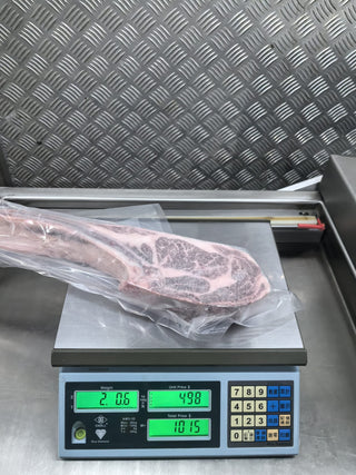100%冰鮮急凍澳洲全血朱古力和牛金獎🏆Mayura M9+斧頭扒