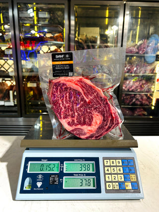 冰鮮急凍SRF美國極黑和牛金標肉眼（Gold Label，約1吋厚）