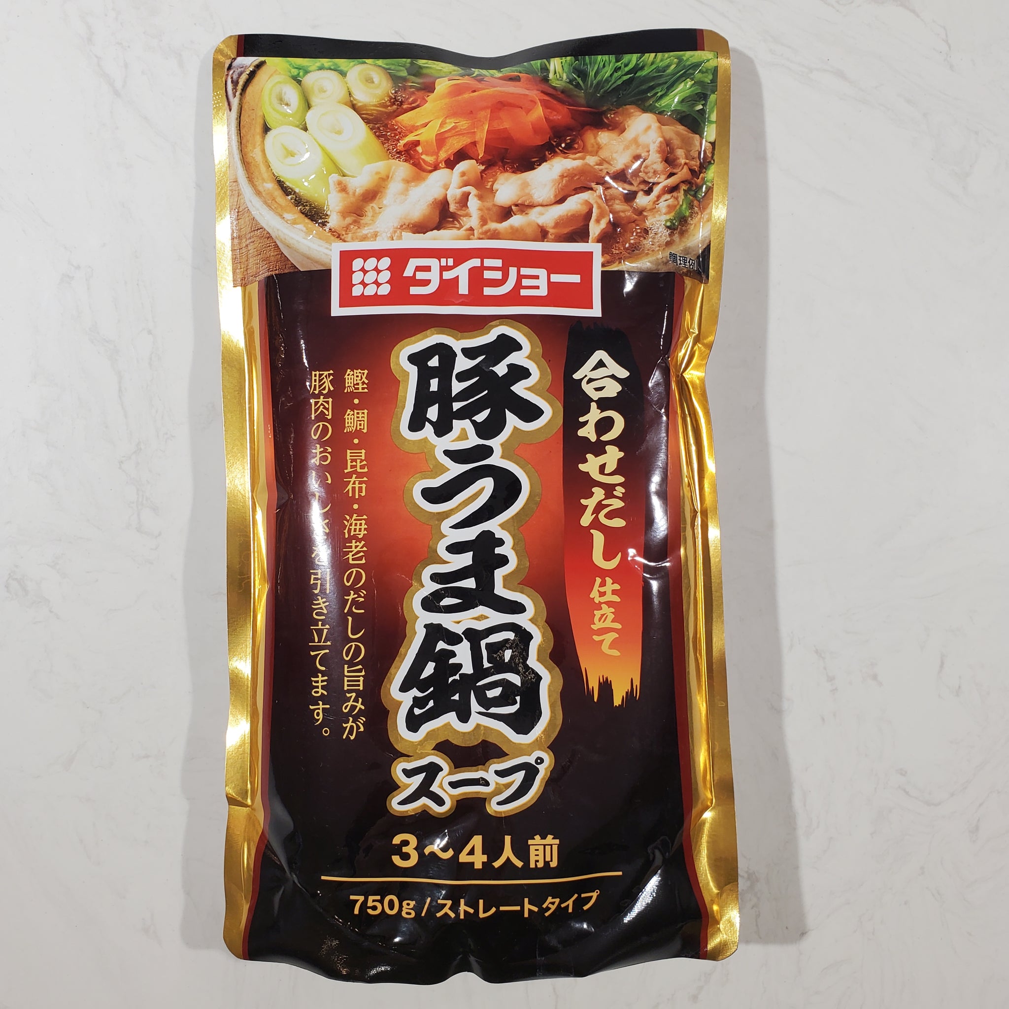 日本火鍋湯底(月見豚肉)