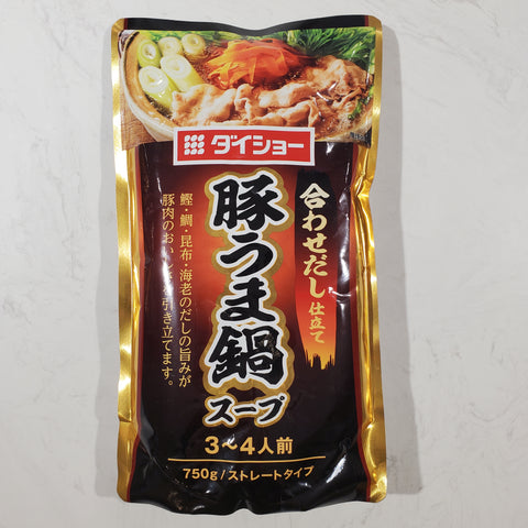 日本火鍋湯底(月見豚肉)