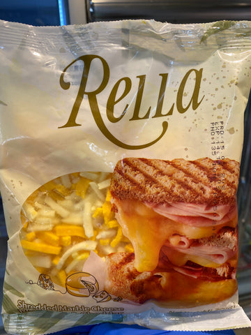 雙色兩溝芝士碎Mozzarella +車打。200克裝