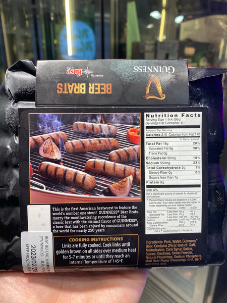 🍺美國🇺🇸健力士黑啤豬肉腸🐷