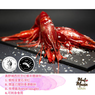 急凍西班牙紅蝦 🇪🇸❤️🦐Carabinero 6隻裝
