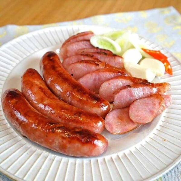 台灣原味/蒜味香腸。台灣製造